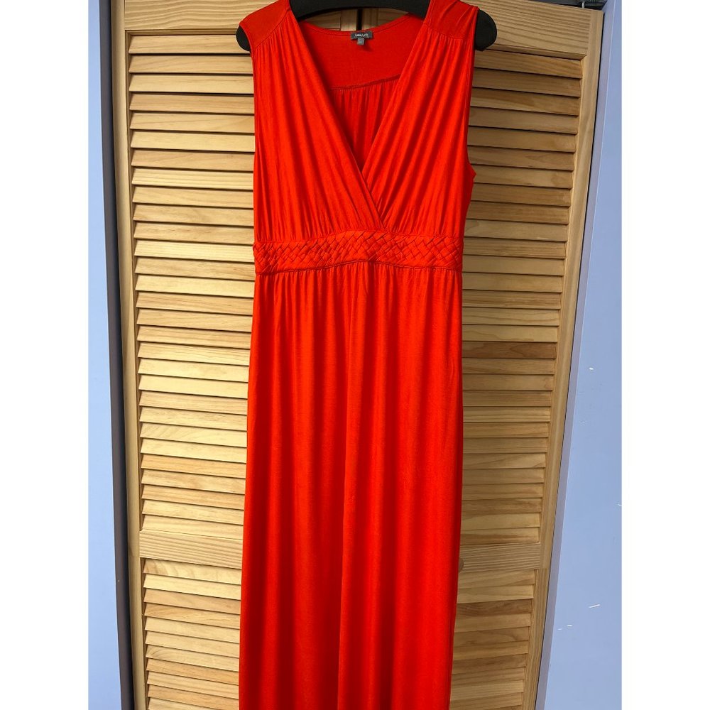 Neiman Marcus Maxi Dress Orange XL 16 18